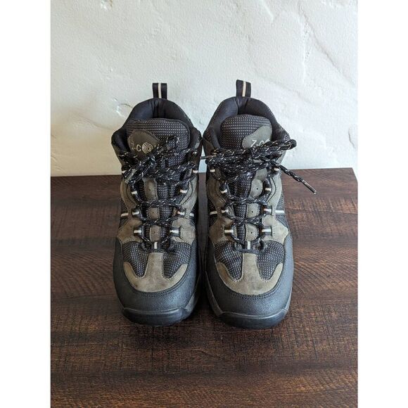 Z-Coil High Desert Gray and Black Hiking Boots Pain Relief Spring Heel Size 10 - Picture 3 of 11